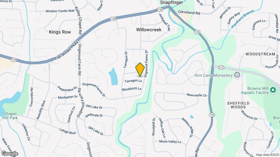 4458 Tarragon Ln Map and Location Details