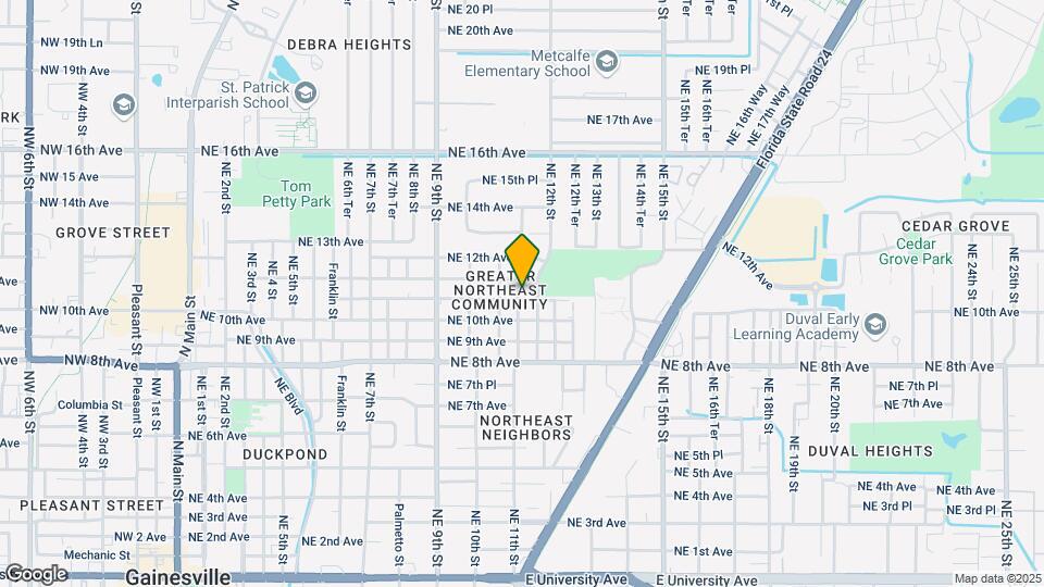 1106 NE 10th Pl Mapa y Detalles de la Ubicación