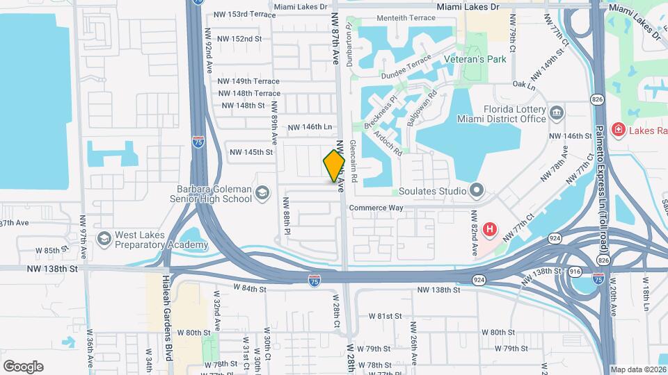 8723 NW 142nd Ln Mapa y Detalles de la Ubicación