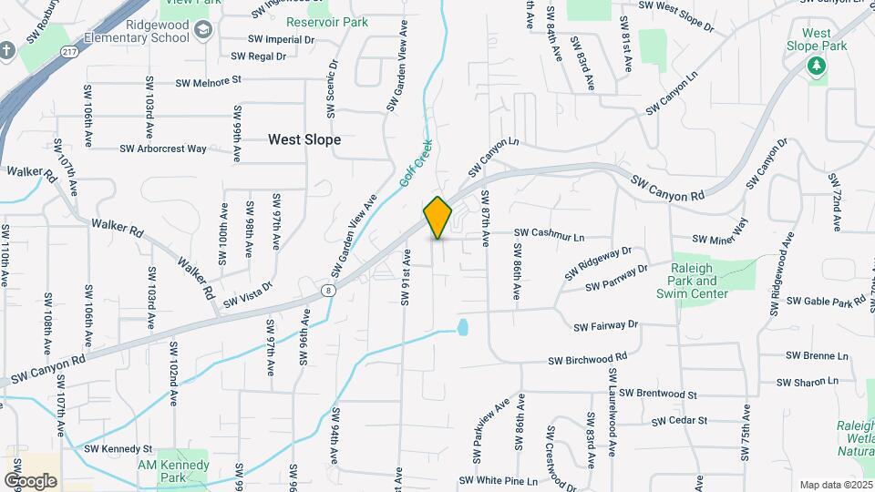 8960 SW Cashmur Ln Map and Location Details