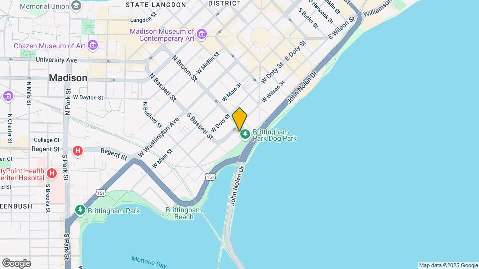 409 W Wilson St, Unit Apartment 3 Map and Location Details