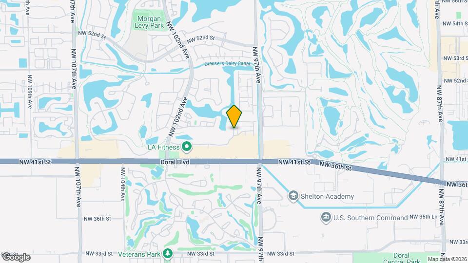 4447 NW 98th Ave Map and Location Details