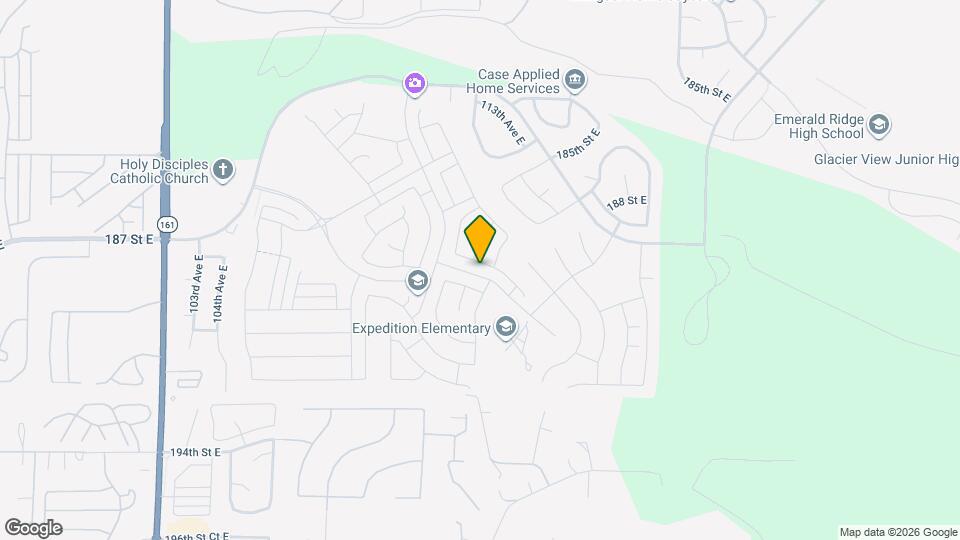 18836 109th Ave Ct E Map and Location Details