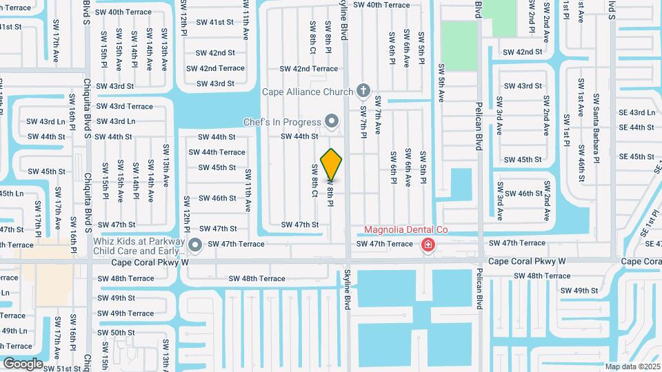 4533 SW 8th Pl Map and Location Details
