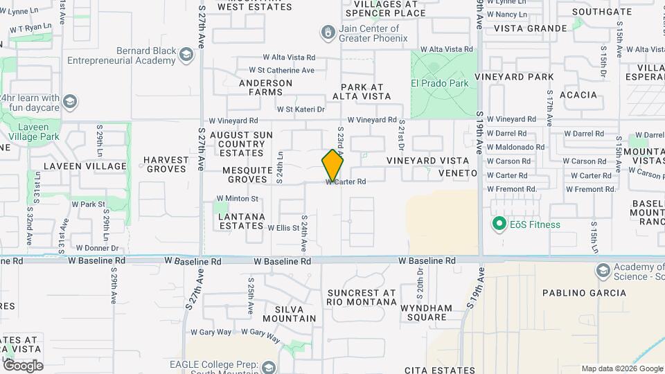 2305 W Carter Rd Map and Location Details