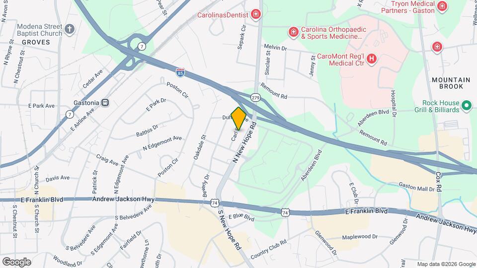 512 Carl St Map and Location Details