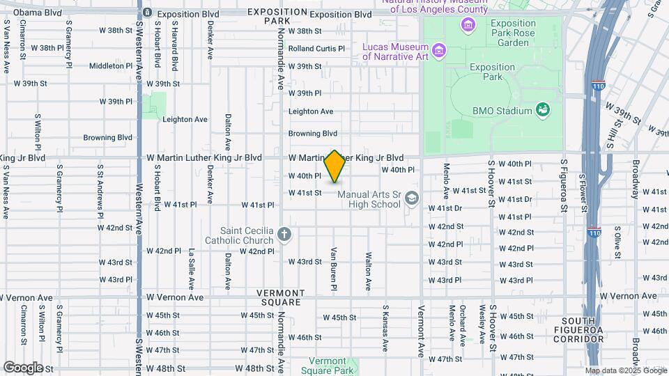 1225 W 41st St Map and Location Details