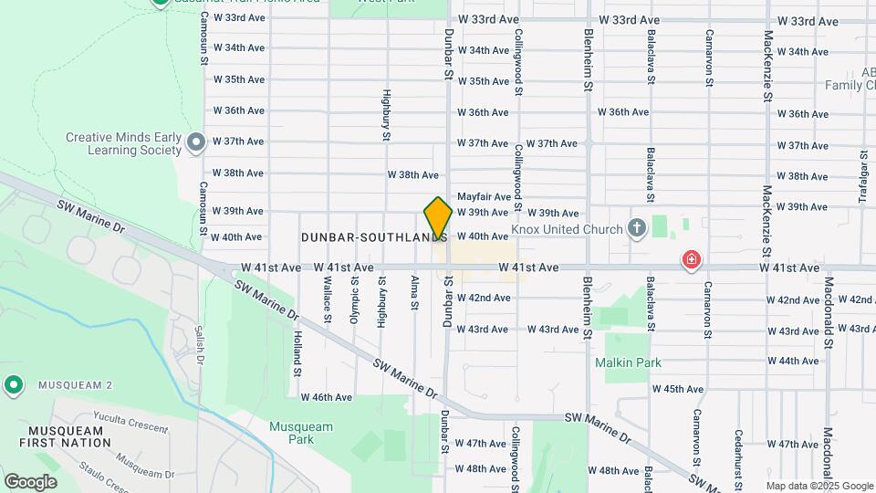 5621-5639 Dunbar St Map and Location Details