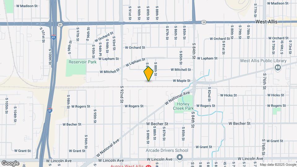 8831 W Maple St Map and Location Details