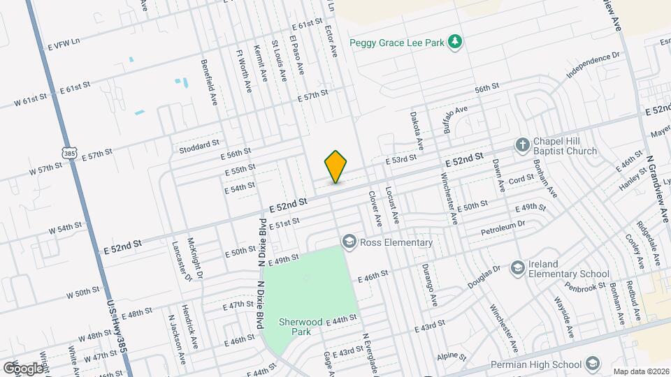 1311 E 52nd St Map and Location Details