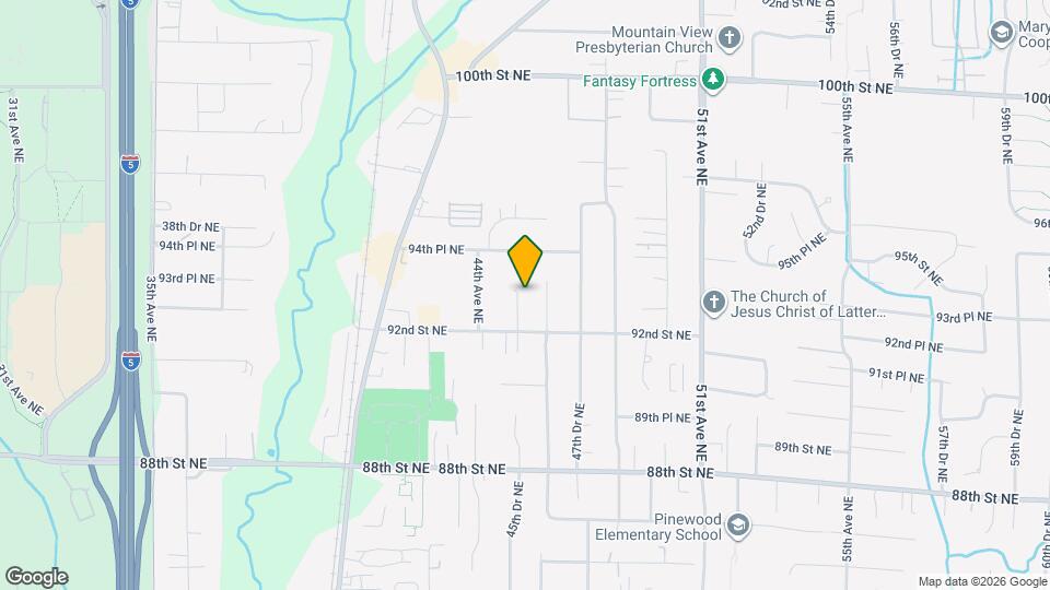 9309 45th Dr NE Mapa y Detalles de la Ubicación