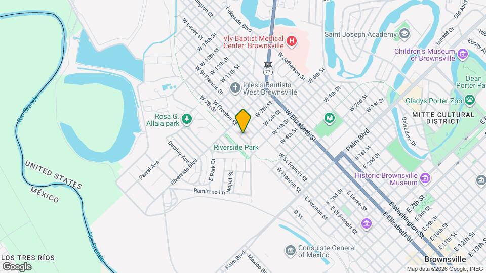 645 W Fronton St, Unit #1 Map and Location Details