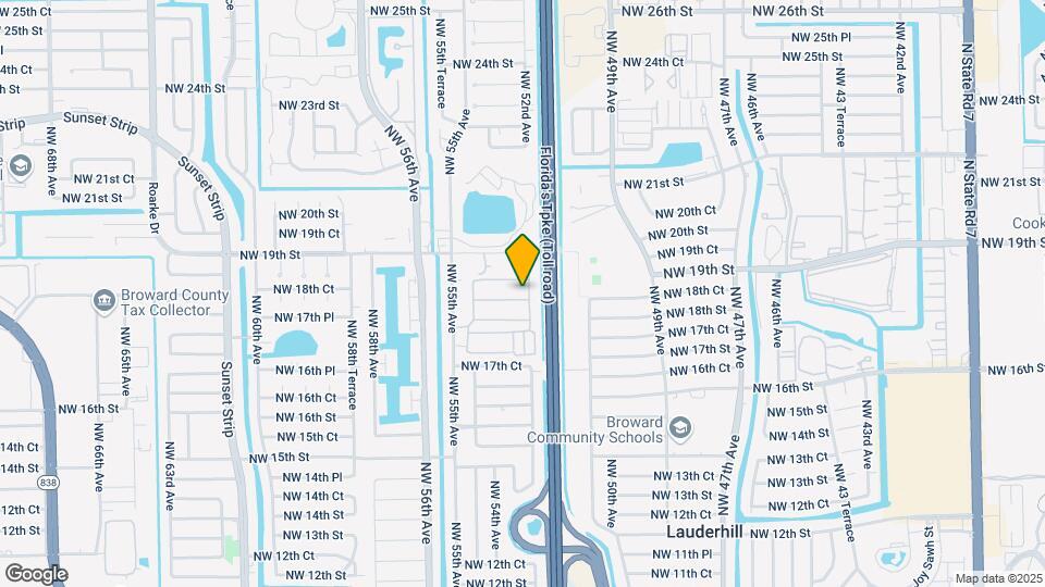 5201 NW 18th Ct Map and Location Details