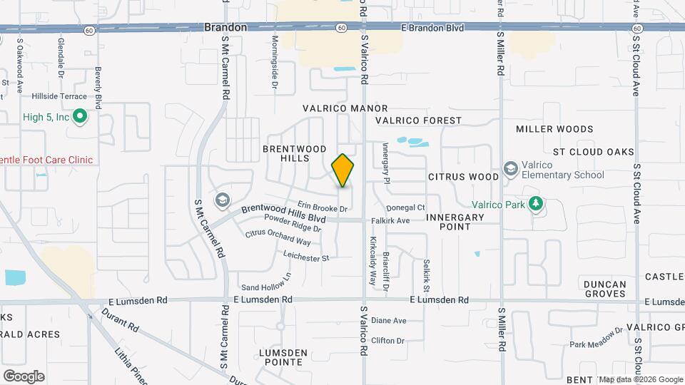 717 Sand Ridge Dr Mapa y Detalles de la Ubicación