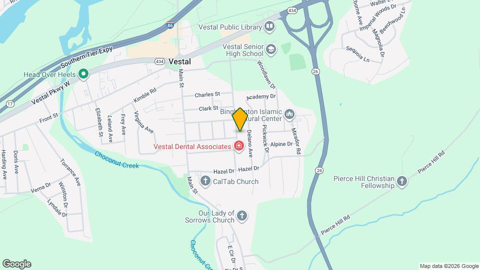 425 Clayton Ave Map and Location Details