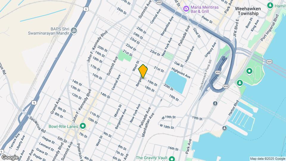 417 19th St, Unit Unit 1 Map and Location Details
