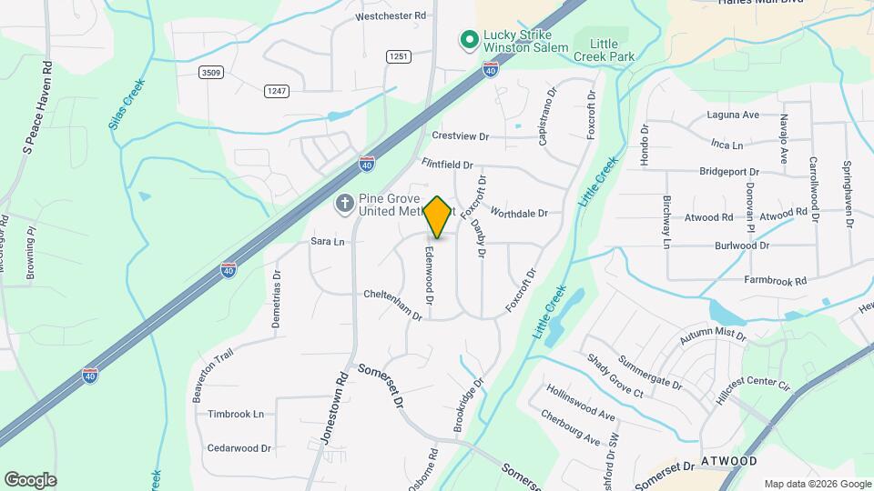 1107 Edenwood Dr Map and Location Details