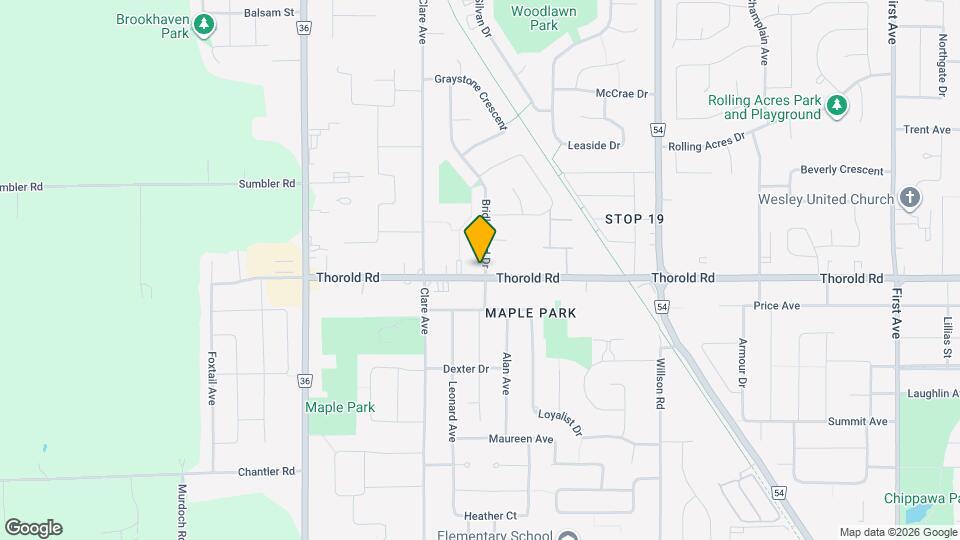 436 Thorold Rd Map and Location Details