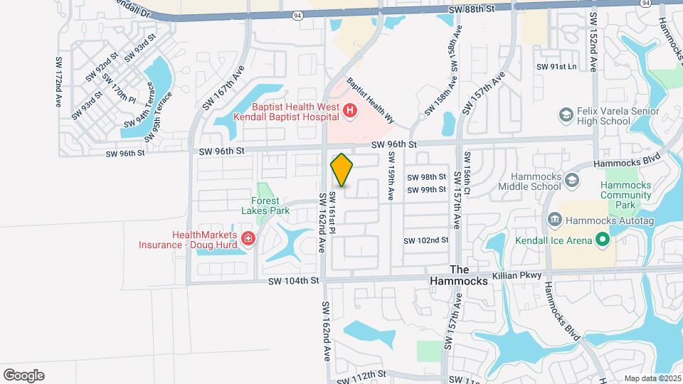 9860 SW 161st Ave Mapa y Detalles de la Ubicación