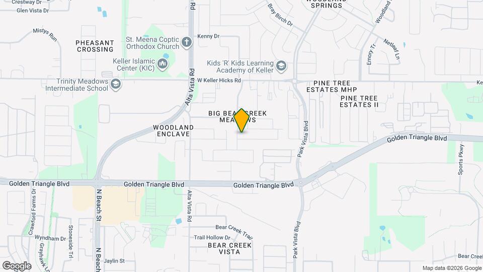 3905 Polar Brook Dr Mapa y Detalles de la Ubicación