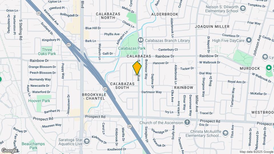 1403 S Blaney Ave Map and Location Details