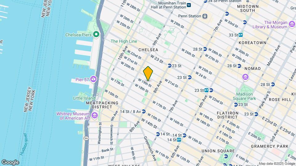 331 W 19th St Map and Location Details