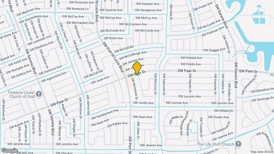 4008 SW McCandless St Mapa y Detalles de la Ubicación