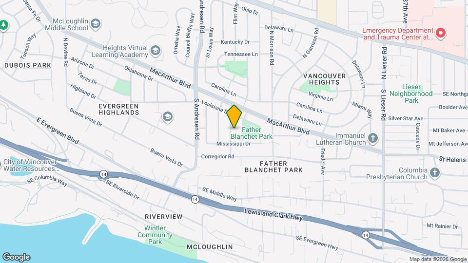 415 Memphis Way Map and Location Details