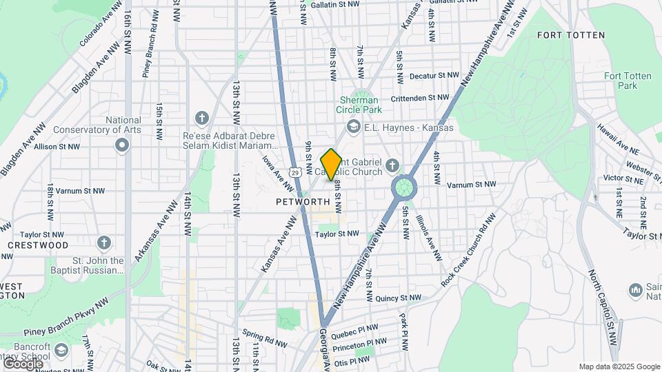 807 Varnum St NW Map and Location Details
