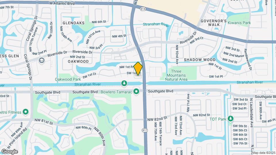9519 SW 1st Ct Mapa y Detalles de la Ubicación