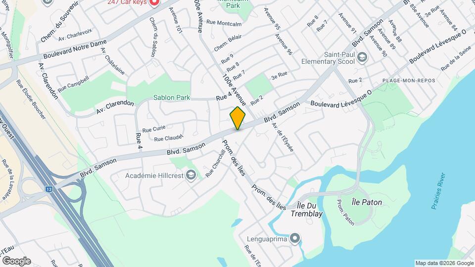 4750 Samson Boul Map and Location Details