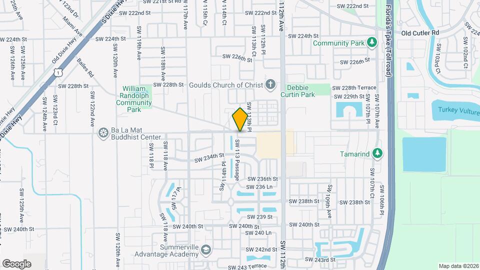 11387 SW 232nd Terrace Mapa y Detalles de la Ubicación