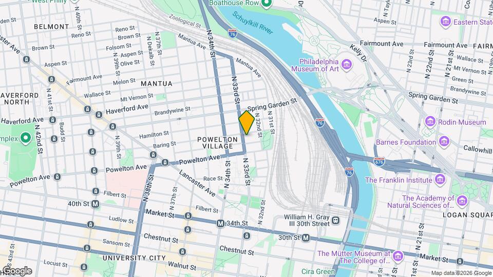 317 N 33rd St Map and Location Details