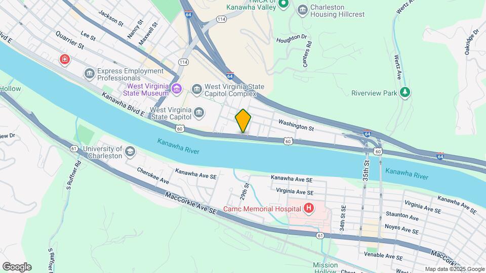 2106 Kanawha Blvd E Map and Location Details