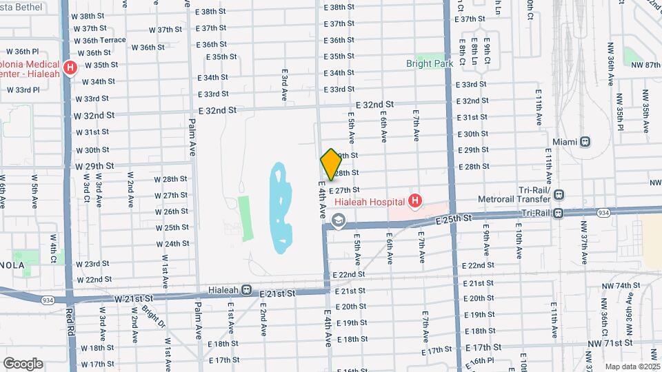 423 E 27th St Map and Location Details