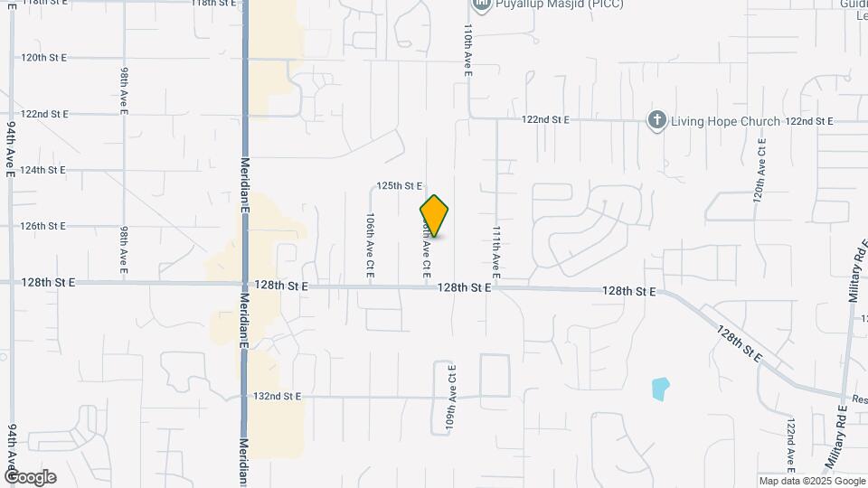 12617 108th Ave Ct E Map and Location Details