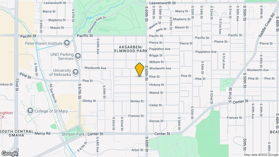 6019 Pine St Map and Location Details