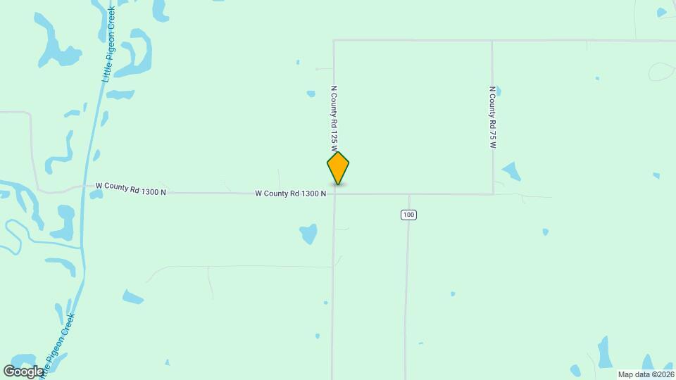 1234 W County Rd 1300 N Map and Location Details