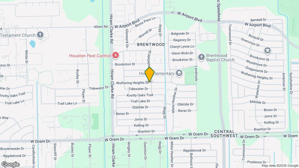 4203 Wuthering Heights Dr Map and Location Details