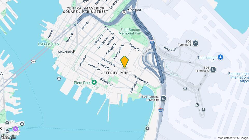 320 Maverick St, Unit 405 Map and Location Details