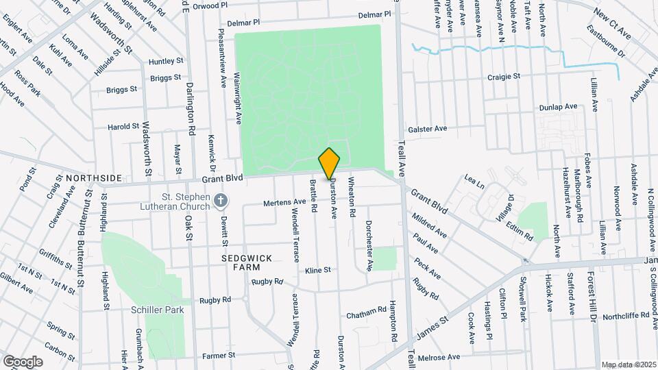 519 Durston Ave, Unit 2nd Floor Map and Location Details