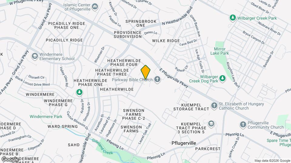 1403 Haley Gray Dr Map and Location Details