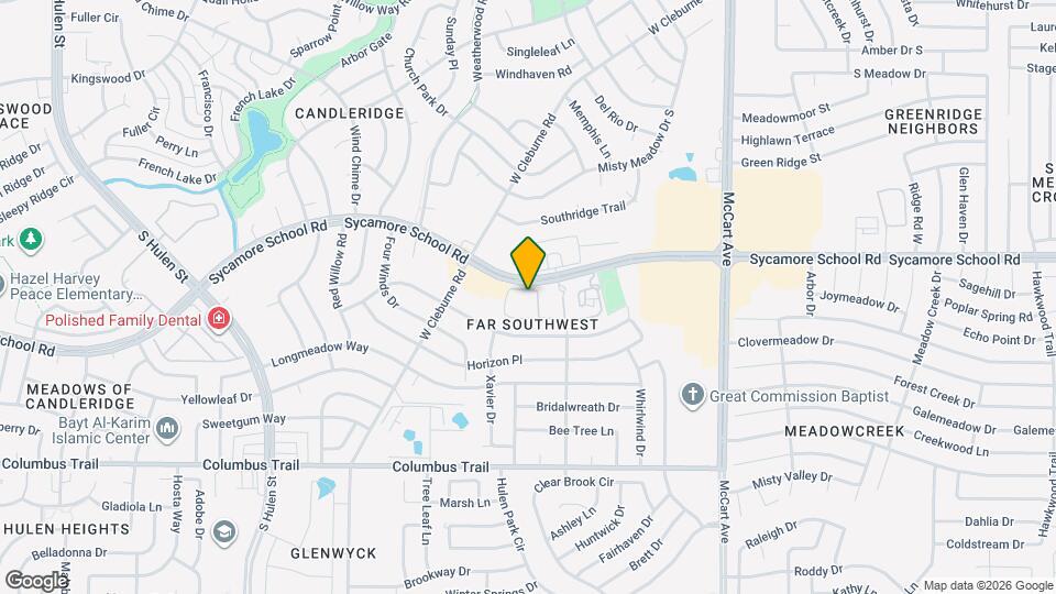 Park at Sycamore Map and Location Details