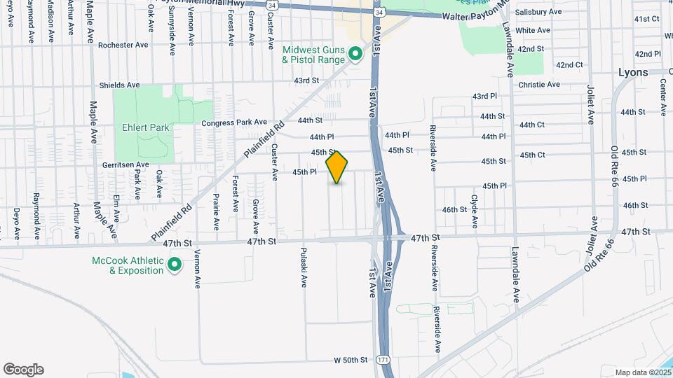 4535 Cracow Ave Map and Location Details