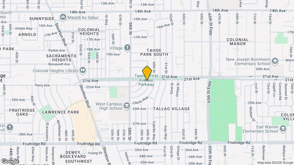 4801 Valletta Way Map and Location Details