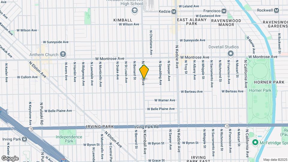 4241 N Kimball Ave Map and Location Details