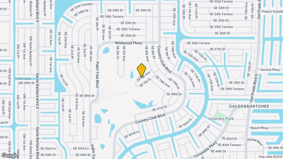 3832 SE 7th Ave Map and Location Details