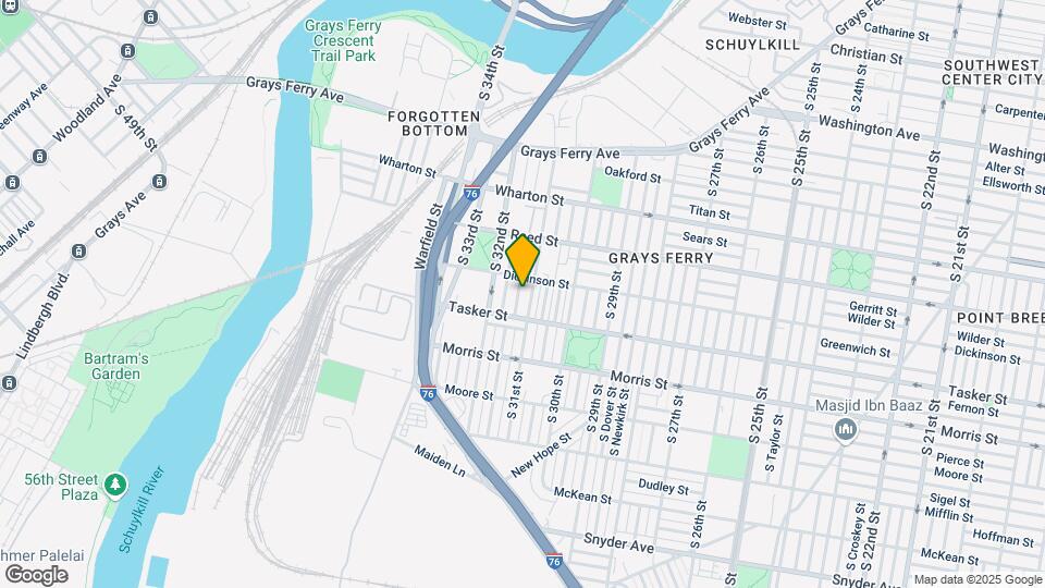 1521 S Napa St Map and Location Details