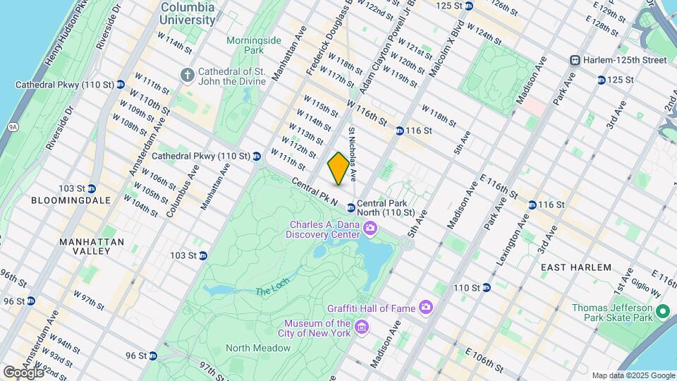 126 W 111th St Map and Location Details