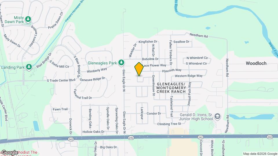 16727 Foursquare Dr Map and Location Details